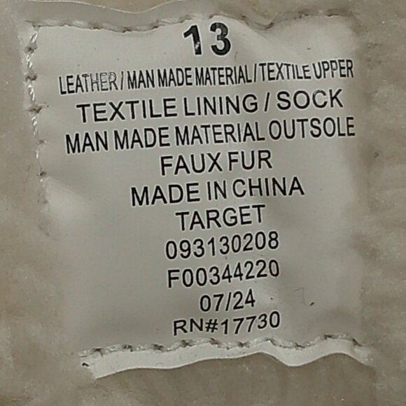 Cat & Jack Perfectly Pink & Gray Lace up Fur lined Snow Winter Boots Size 13 - Picture 6 of 10